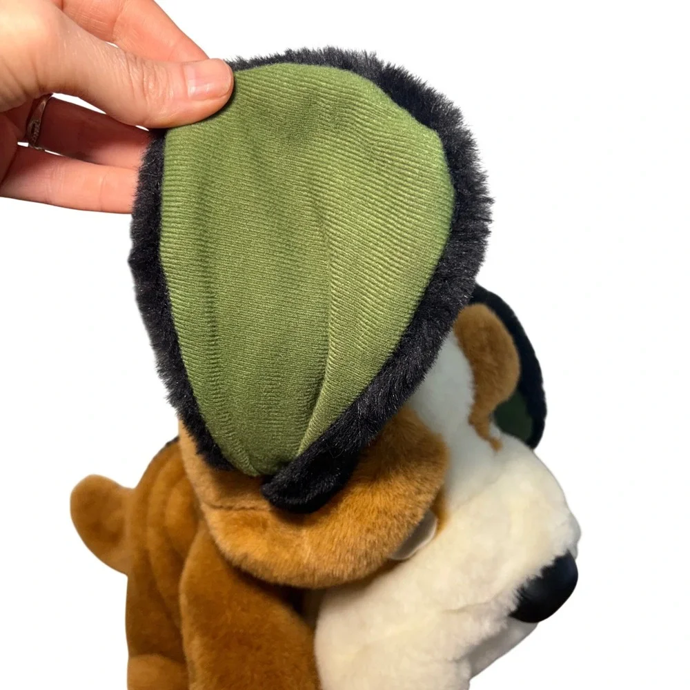 Vintage 1984 Animal‎ Toy Imports Basset Hound Plush Sad Sam Dog Brown White 12in